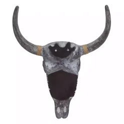 Hot Kirklands Home Bohemian Bull Wall Plaque Gray