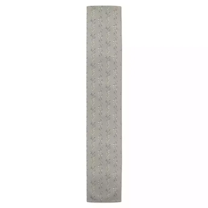 Discount Kirklands Home Botanical Vines Table Runner, 72 in. Gray