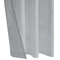 New Kirklands Home Boucle Sheer Single Curtain Panel, 95 in. Gray