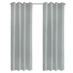 Discount Kirklands Home Boucle Sheer Single Curtain Panel, 108 in. Gray