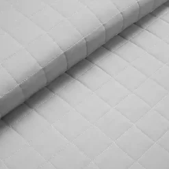 Clearance Kirklands Home Box Stitch Cotton Full/Queen 3-pc. Quilt Set Gray