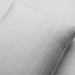 Clearance Kirklands Home Box Stitch Cotton Full/Queen 3-pc. Quilt Set Gray