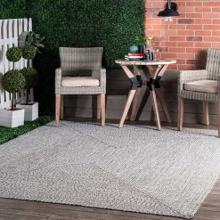 Discount Kirklands Home Braided Lefebvre Area Rug, 12x18 Gray
