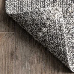 Discount Kirklands Home Braided Lefebvre Area Rug, 12x18 Gray