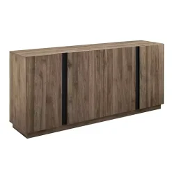 Online Kirklands Home Gray Brown Modern 2-Door Sideboard