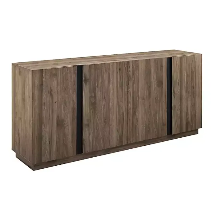 Online Kirklands Home Gray Brown Modern 2-Door Sideboard