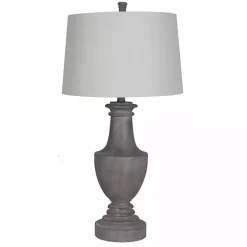 Discount Kirklands Home Carved Urn Table Lamps, Set of 2 Gray