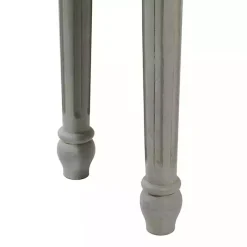 Sale Kirklands Home Carved Wood Console Table Gray