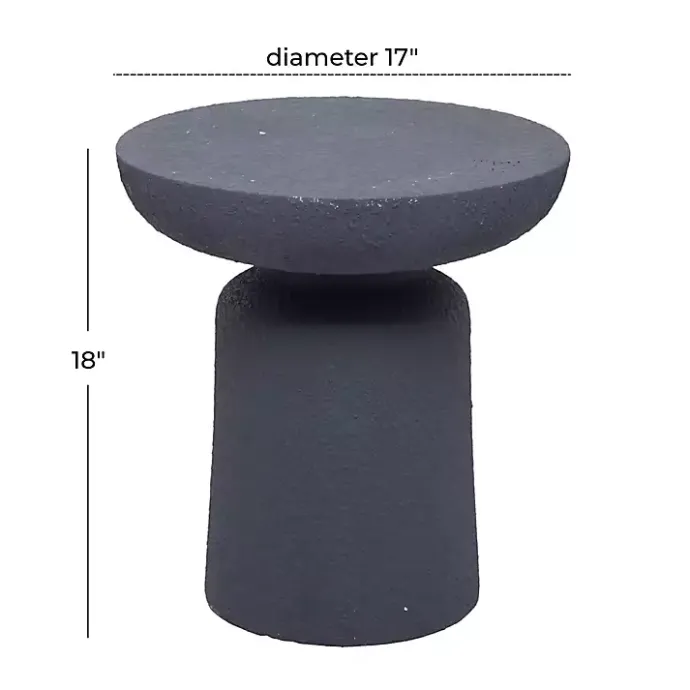 Sale Kirklands Home Ceramic Round Top Garden Stool Gray