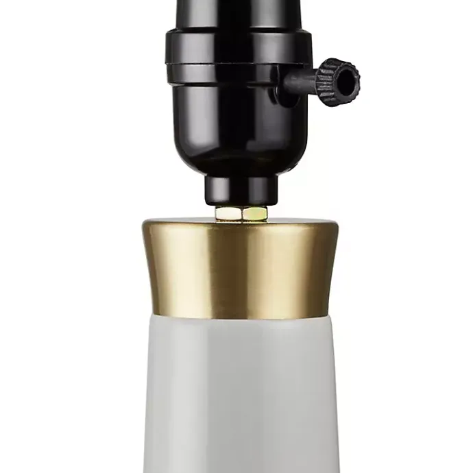 Hot Kirklands Home Ceramic Zazie Table Lamp Gray