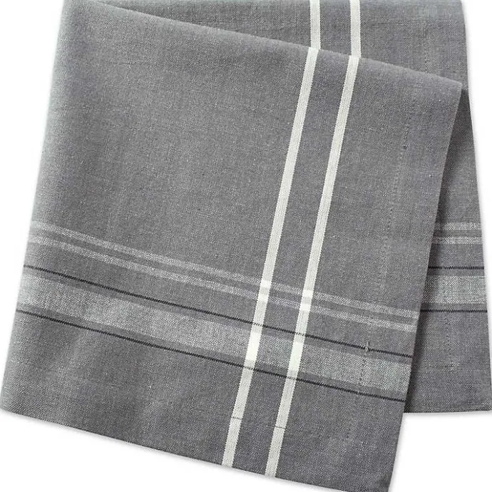 Outlet Kirklands Home Chambray French Stripe Napkins, Set of 6 Gray