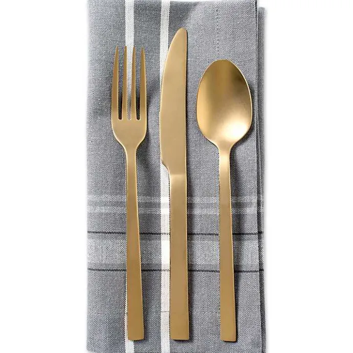 Outlet Kirklands Home Chambray French Stripe Napkins, Set of 6 Gray
