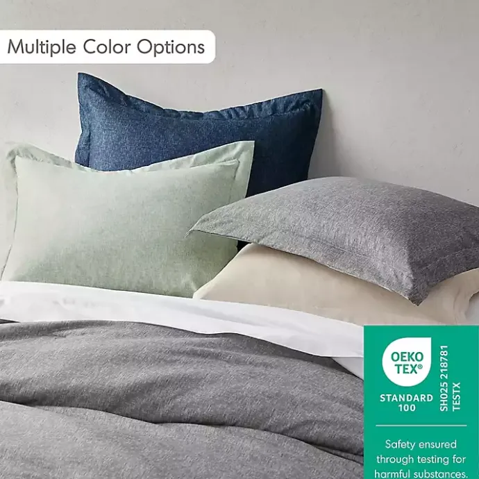 Clearance Kirklands Home Chambray 2-pc. Twin/Twin XL Comforter Set Gray