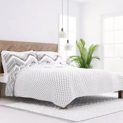 Sale Kirklands Home Gray Chevron Reversible 2-pc. Twin Quilt Set