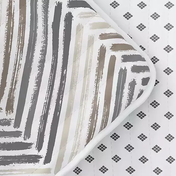 Outlet Kirklands Home Gray Chevron Reversible 3-pc. Queen Quilt Set