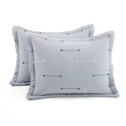 Discount Kirklands Home Clip Jacquard 3-pc. King Comforter Set Gray