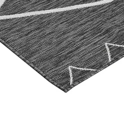 Hot Kirklands Home Connected Diamond Outdoor Area Rug, 8x10 Gray