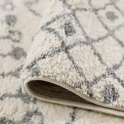 Discount Kirklands Home Diamond Area Rug, 8x10 Gray