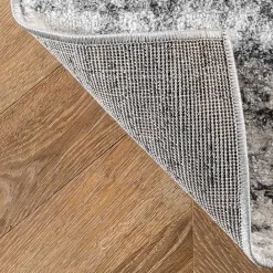 Sale Kirklands Home Gray Distressed Power Loomed Area Rug, 10x14
