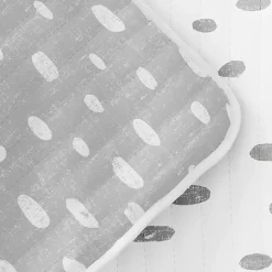 New Kirklands Home Gray Dotted Reversible 2-pc. Twin Quilt Set