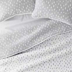 Outlet Kirklands Home Gray Dotted Reversible 3-pc. Queen Quilt Set