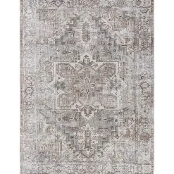 Best Kirklands Home Faded Embrace Washable Area Rug, 7x10 Gray