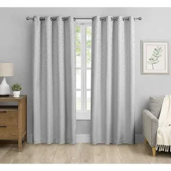 Online Kirklands Home Fans Blackout Curtain Panel Set, 84 in. Gray