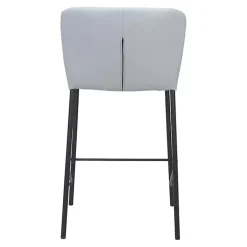 Best Kirklands Home Faux Leather Liddy Counter Stools, Set of 2 Gray