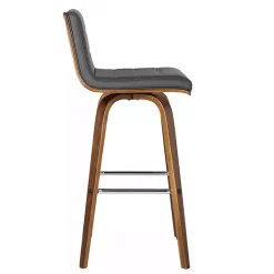 Sale Kirklands Home Faux Leather Vienna Swivel Counter Stool Gray