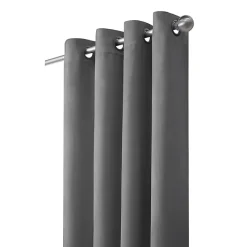 Kirklands Home Faux Suede Blackout Curtain Panel, 95 in. Gray