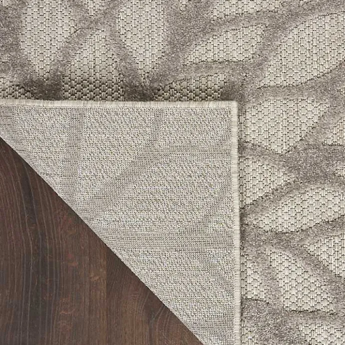 Outlet Kirklands Home Floral Burst Outdoor Area Rug, 7x10 Gray