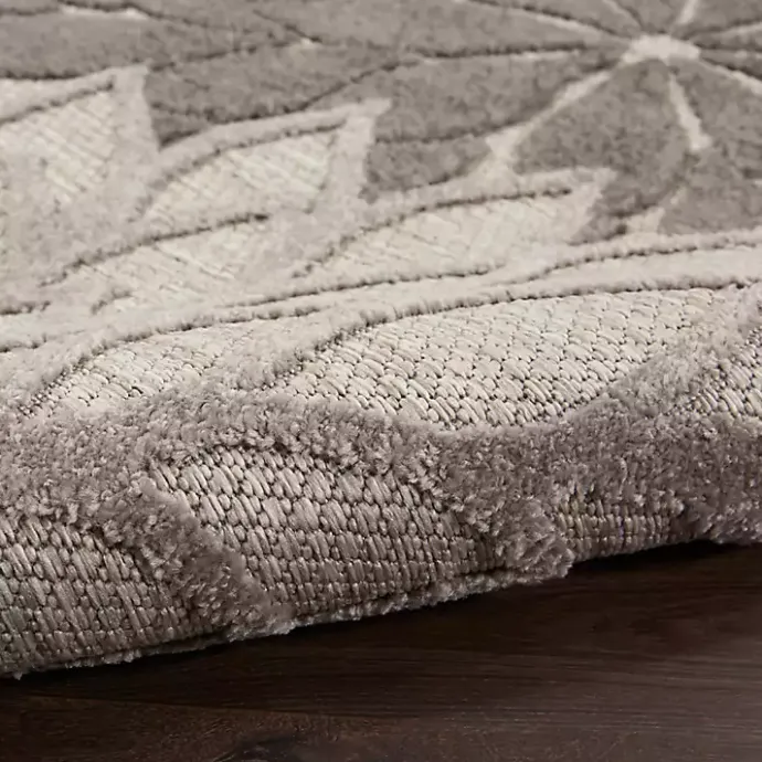 Outlet Kirklands Home Floral Burst Outdoor Area Rug, 7x10 Gray