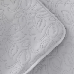 Outlet Kirklands Home Floral Stitch 2-pc. Twin Quilt Set Gray