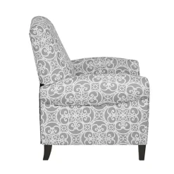 New Kirklands Home Fretwork Orville Recliner Gray