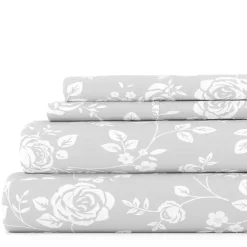 Online Kirklands Home Garden 4-pc. King Sheet Set Gray