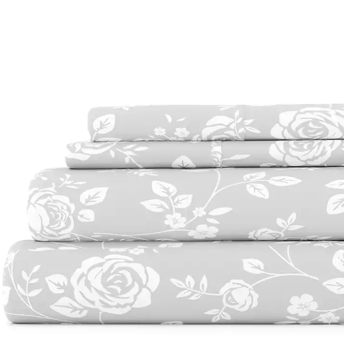 Outlet Kirklands Home Garden 4-pc. Queen Sheet Set Gray