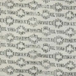Outlet Kirklands Home Gray Geo Stripes Tassel Fringe Area Rug, 5x7