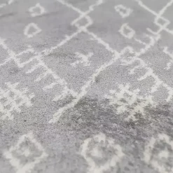 Discount Kirklands Home Geometric Runner Gray