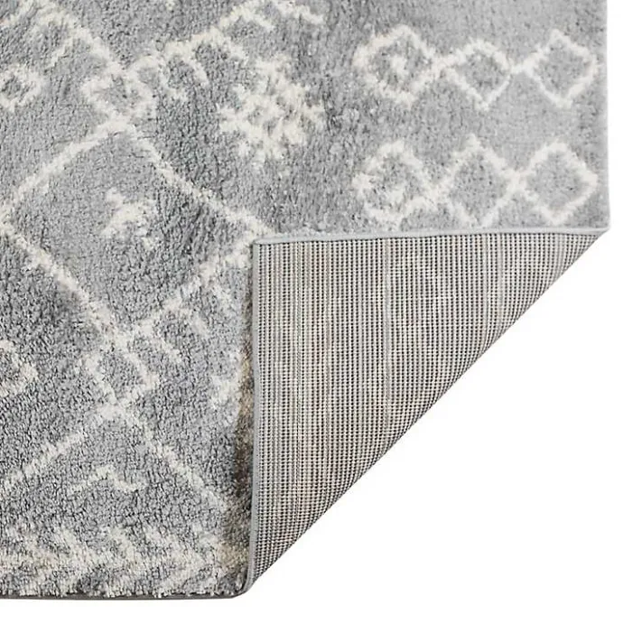 Discount Kirklands Home Geometric Runner Gray
