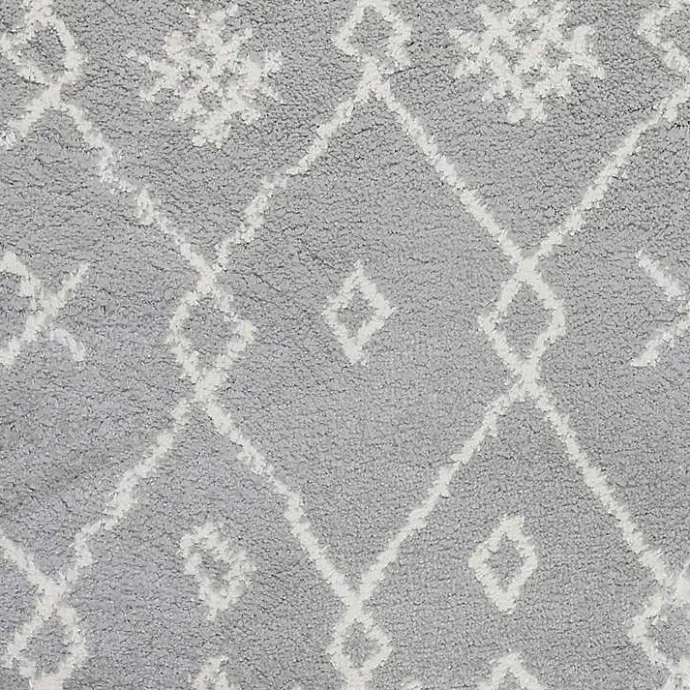 Discount Kirklands Home Geometric Runner Gray