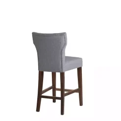 Online Kirklands Home Harrison Tufted Counter Stool Gray