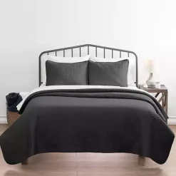 Hot Kirklands Home Herring 3-pc. Queen Quilted Coverlet Set Gray