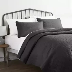 Kirklands Home Herring Quilted 3-pc. King Coverlet Set Gray