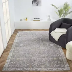 Clearance Kirklands Home Gray Ivory Accent Rug, 2x3