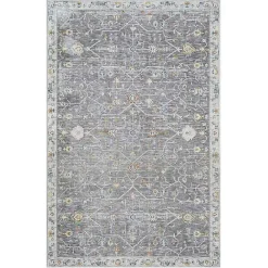 Discount Kirklands Home Gray Ivory Area Rug, 7x9