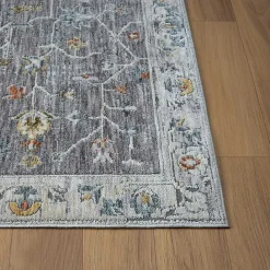 Discount Kirklands Home Gray Ivory Area Rug, 7x9