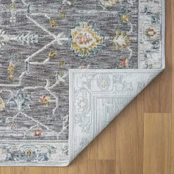 Discount Kirklands Home Gray Ivory Area Rug, 7x9