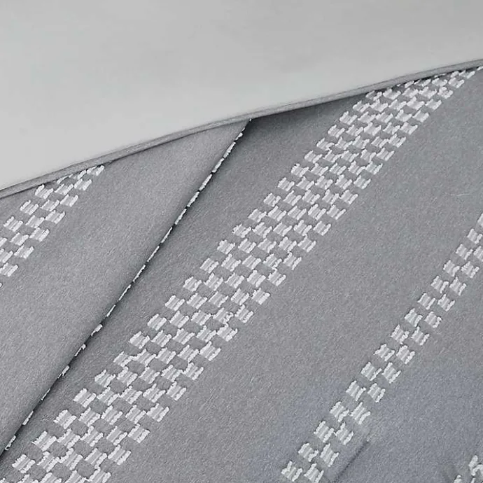 New Kirklands Home Jacquard 5-pc. Full/Queen Comforter Set Gray