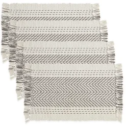 Clearance Kirklands Home Kantha Stitch Placemats, Set of 4 Gray