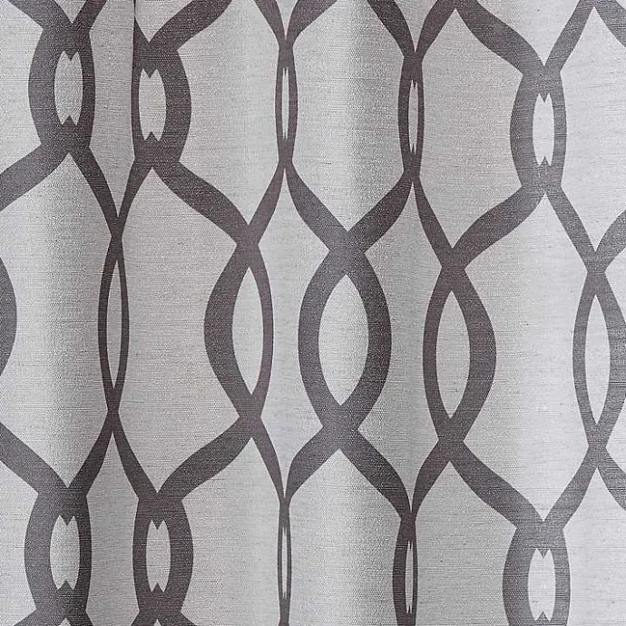 Outlet Kirklands Home Gray Kenzie Curtain Panel Set, 96 in